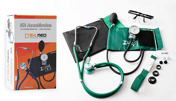 Kit Acadêmico ap.pres/est verde - KPA 232 - P.A. Med