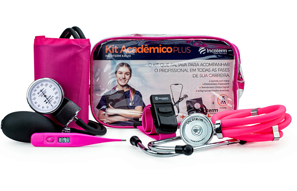 Kit Acadêmico Plus KA 120 Pink