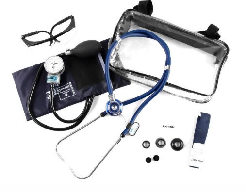 Kit Acadêmico ap. pres. ad ny/ esteto rappa cristal - Azul P.A.Med