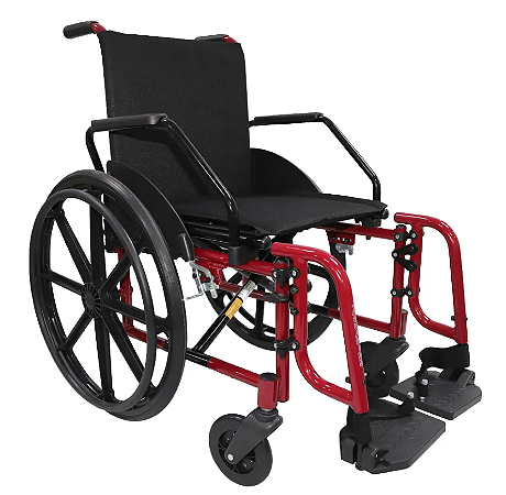 Cadeira de Rodas Cantu - Vinho Jaguaribe