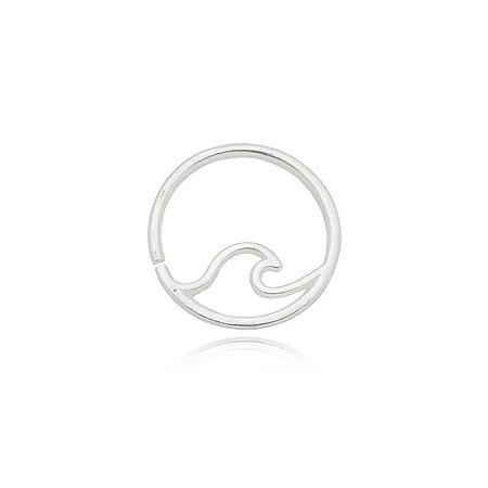 Piercing De Prata Argola Onda 10 mm
