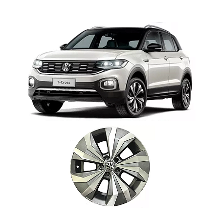 Roda  Liga Leve T-Crooss 2020 á 2022 Nova VW 2GP601025A041