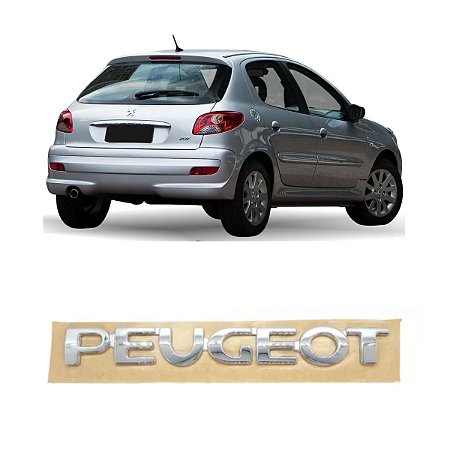 Emblema Tampa Traseira Peugeot 206 207 2008/15 Novo Original