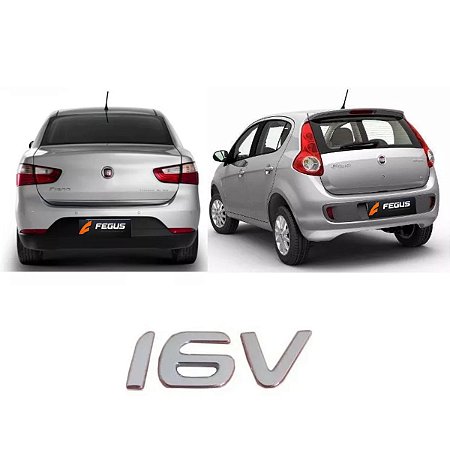 Emblema 16v Palio 12/16 Grand Siena Original Fiat 100203253