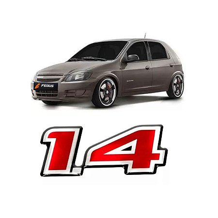 Emblema Tras 1.4 Vermelho Celta 2004/2012 Original 93337873