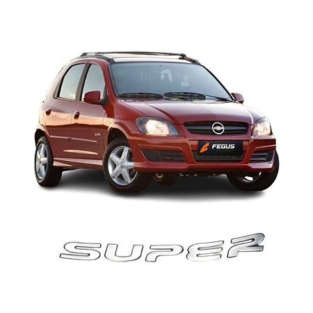 Emblema Super Porta Dianteira Celta 2007 a 2009