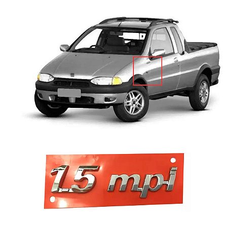 Emblema Sigla 1.5 Mpi Fiat  Strada 46819861 Original Novo