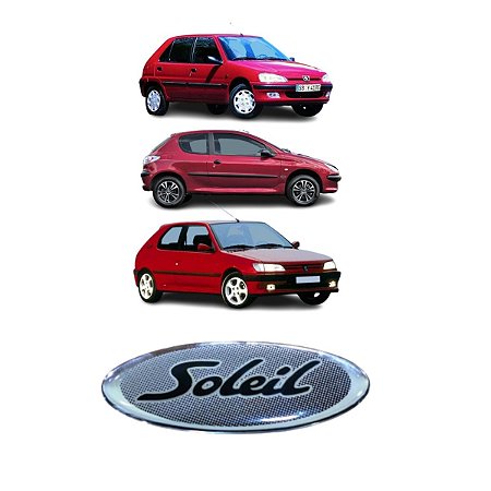 Emblema Soleil Peugeot 106 206 306 866557 Original