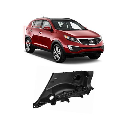 Acabamento Interno Tras Direita Sportage 10/14 857403w000wk