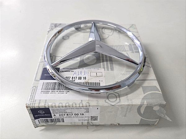 Emblema Estrela Grade Frontal Mercedes A2078170016 18cm