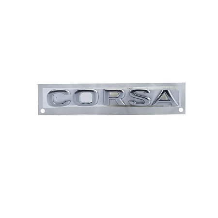 Emblema Cromado Corsa da Tampa Traseira Peças Genuinas Gm