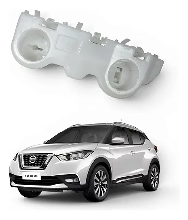 Suporte Guia Parachoque Dianteiro Esquerdo Nissan Kicks Original Nissan 622255RB0A