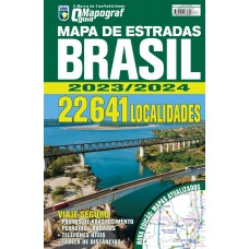 Guia Mapograf Mapa de Estradas Brasil 2023/2024 - Espiral