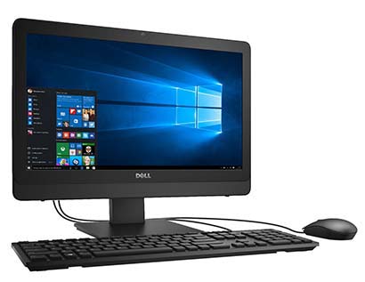 Computador All in One Dell Inspiron 20 Celeron mouse teclado 4gb ssd 240gb