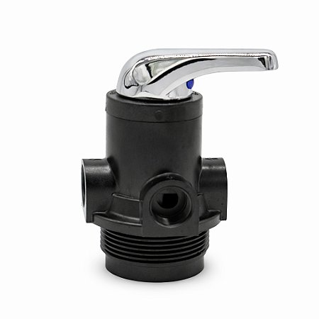 Válvula Manual Filtro F56E1 (51102) Runxin 2 M³/H; Topo/Frontal ; In/Out 3/4";B-2,5"; Tubo-3/4";Dreno-3/4"