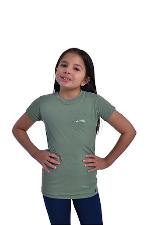 Camisa Infantil Unissex Verde Oliva