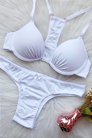 Conjunto Lingerie Nadador com Calcinha Tradicional