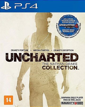 UNCHARTED The Nathan Drake Collection Ps4 Mídia Digital