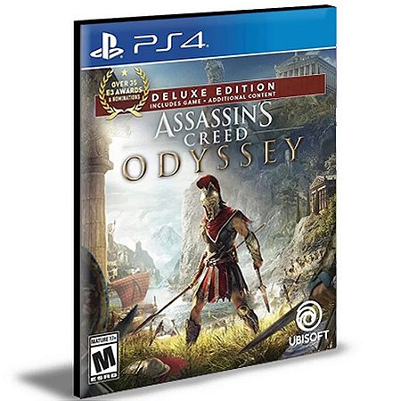 Assassin's Creed Odyssey Deluxe Edition Ps4 e Ps5 Mídia Digital