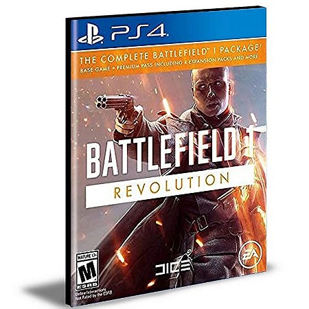 Battlefield 1 Revolution Ps4 e Ps5 Mídia Digital