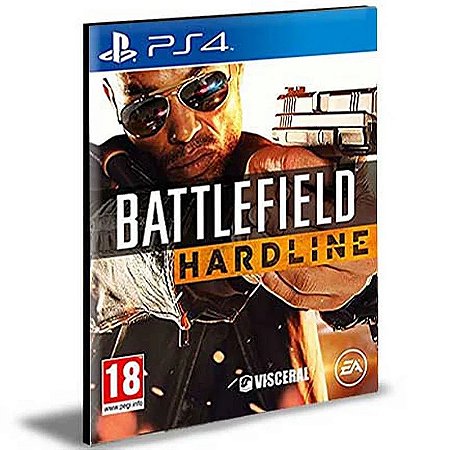 Battlefield Hardline Ps4 e Ps5 Mídia Digital