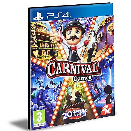 Carnival Games Ps4 e Ps5 Mídia Digital