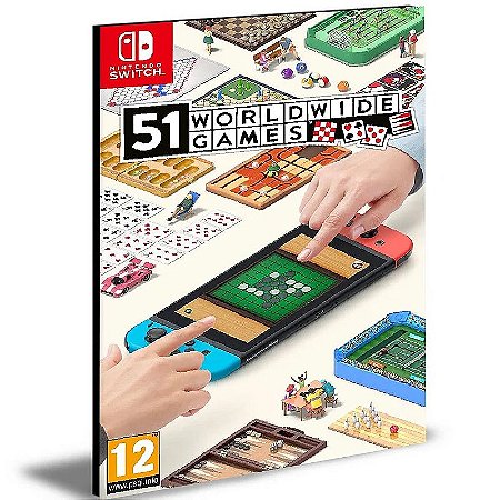 Clubhouse Games 51 Clássicos Mundiais Nintendo Switch Mídia Digital