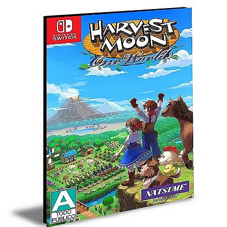 Harvest Moon One World Nintendo Switch Mídia Digital