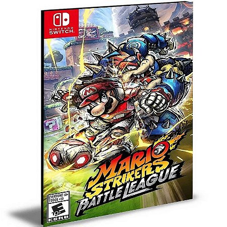 Mario Strikers Battle League Nintendo Switch Mídia Digital