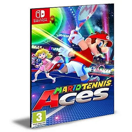Mario Tennis Aces Nintendo Switch Mídia Digital