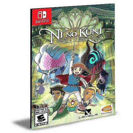 Ni no Kuni Wrath of the White Witch Nitendo Switch MÍDIA DIGITAL