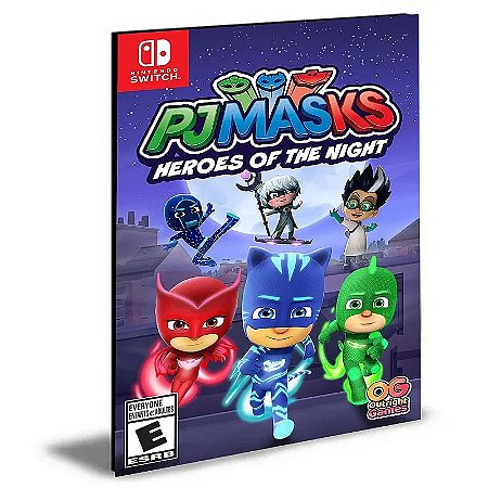 PJ MASKS HEROES OF THE NIGHT Nintendo Switch Mídia Digital