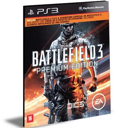 Battlefield 3 Ps3 Premium Edition Mídia Digital