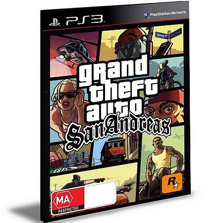 GTA San Andreas Ps3 Mídia Digital