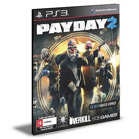 PayDay 2 Ps3 Mídia Digital