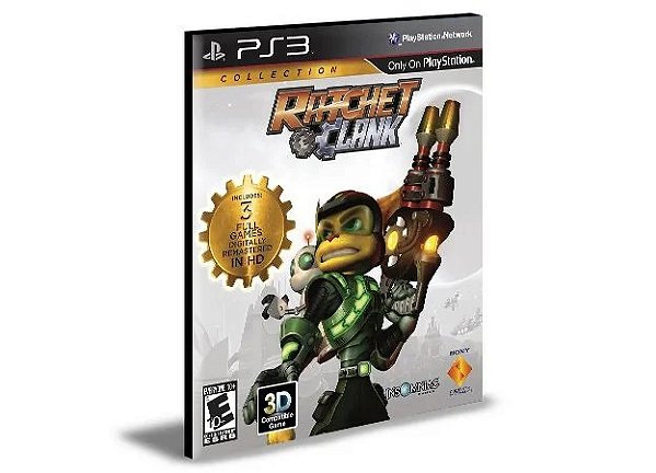 RATCHET & CLANK COLLECTION  PS3 MÍDIA DIGITAL