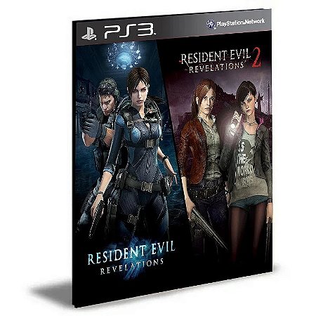 Resident Evil Revelation 1 e 2 Ps3 Mídia Digital