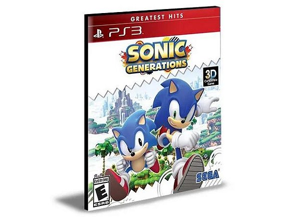 SONIC GENERATIONS PS3 MÍDIA DIGITAL