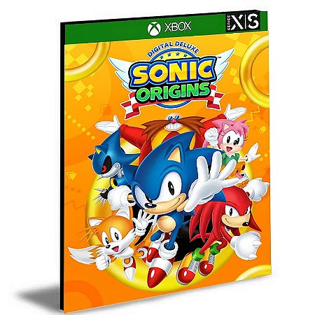 Sonic Origins Digital Deluxe Xbox One e Xbox Series X|S Mídia Digital