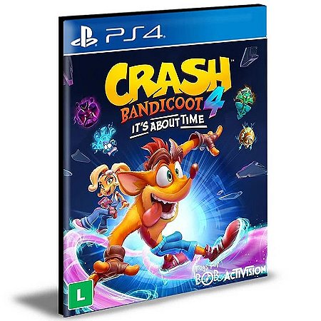 Crash Bandicoot 4 It’s About Time Ps4 e Ps5 Mídia Digital