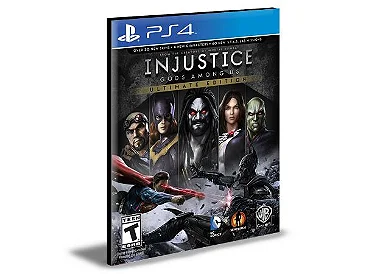 INJUSTICE GODS AMONG US ULTIMATE EDITION PS4 e PS5 PSN MÍDIA DIGITAL