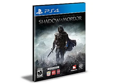 Middle Terra-média Sombras de Mordor Inglês PS4 e PS5 MÍDIA DIGITAL
