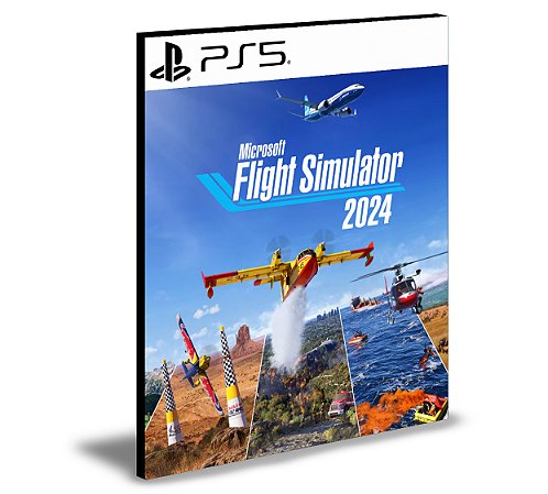 Microsoft Flight Simulator 2024 Ps5 Mídia Digital