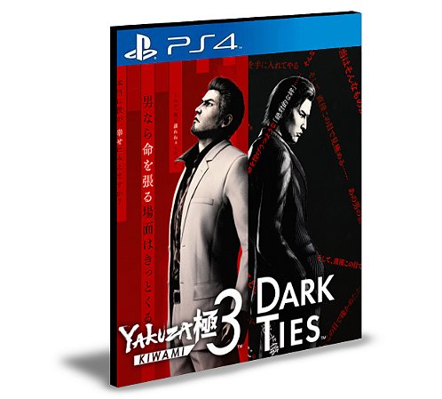 Yakuza Kiwami 3 & Dark Ties Ps4 Mídia Digital