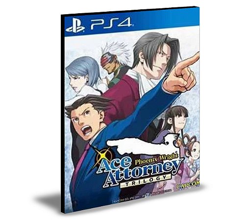 Phoenix Wright Ace Attorney Trilogy Ps4 e PS5 Mídia Digital