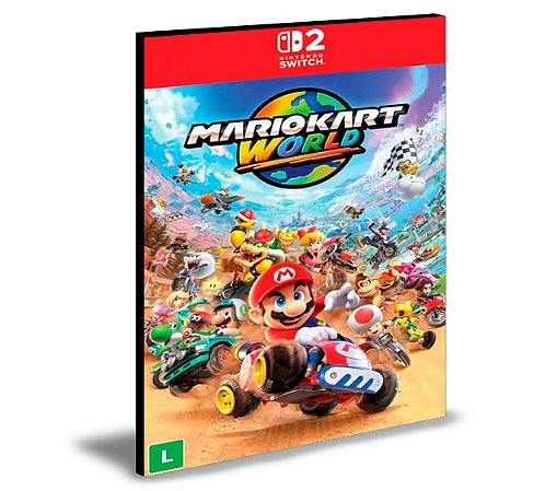 Mario Kart World Nitendo Switch 2 Mídia Digital