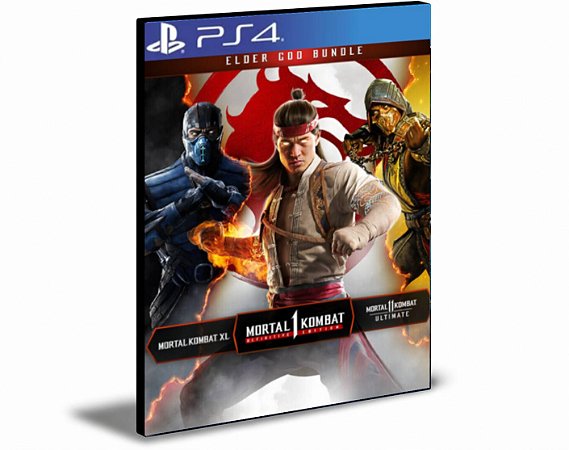 Mortal Kombat Elder God Bundle Ps4 Mídia Digital