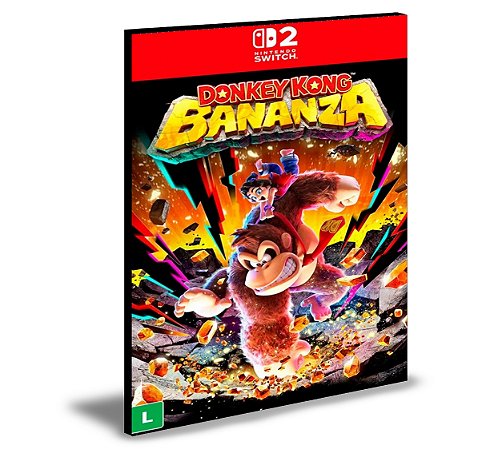 Donkey Kong Bananza Nintendo Switch 2 Mídia Digital