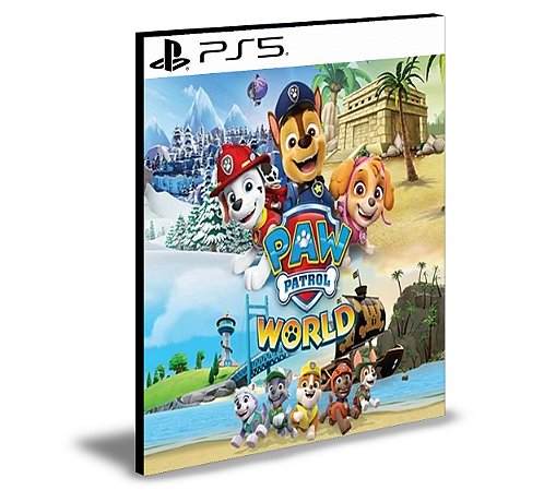 Mundo da PAW Patrol Patrulha Canina Ps5 Mídia Digital