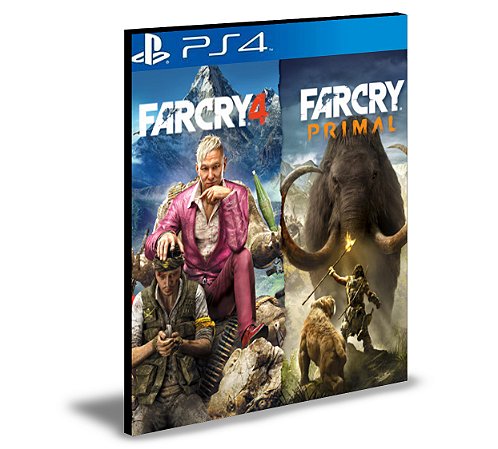 FAR CRY 4 + FAR CRY PRIMAL BUNDLE Ps4 e PS5 Mídia Digital